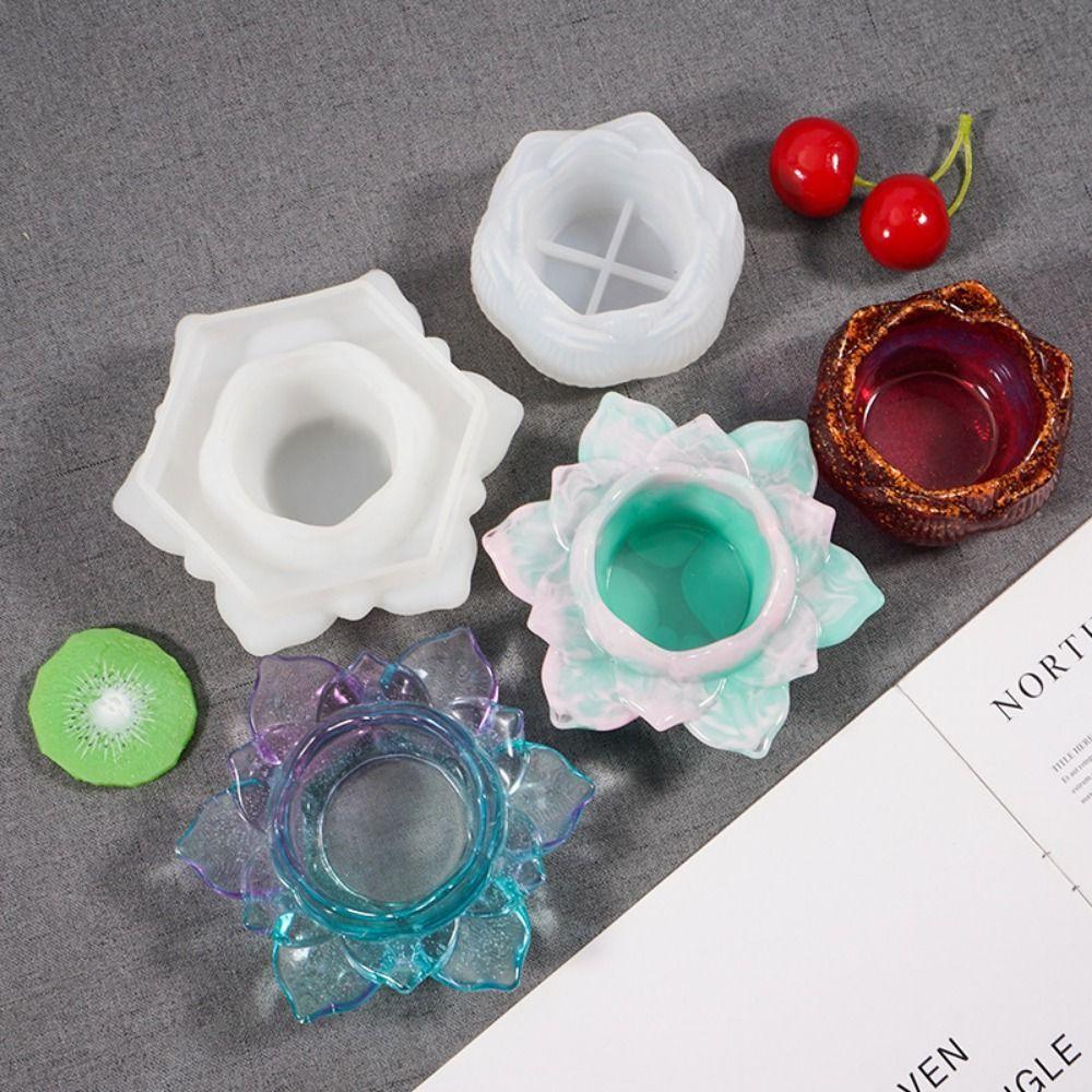 3D Lotus Silicone Mold DIY Flower Storage Box Mould Durable Lotus Candlestick Mold Kitchen Lotus-Shape
3D Lotus Silicone Mold DIY Flower Storage Box Mould Durable Lotus Candlestick Mold Kitchen Lotus-Shape