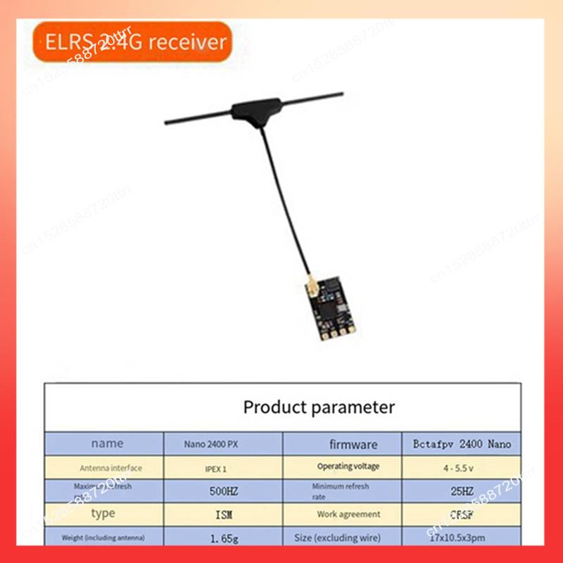 ABNR 2PCS ELRS 2.4Ghz Receiver NANO Expresslrs Receiver With T-Type Antenna Support Wifi Upgrade For FPV RC Long Range Drone чорний
ABNR 2PCS ELRS 2.4Ghz Receiver NANO Expresslrs Receiver With T-Type Antenna Support Wifi Upgrade For FPV RC Long Range Drone чорний