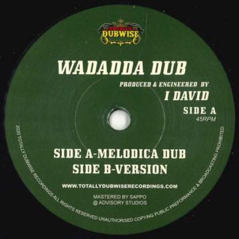 7inch Record I DAVID - Wadadda Dub (Melodica Dub) / Versio 216280H1 Totally Dubwise 2020 UK Reggae, Ska & Dub
7inch Record I DAVID - Wadadda Dub (Melodica Dub) / Versio 216280H1 Totally Dubwise 2020 UK Reggae, Ska & Dub