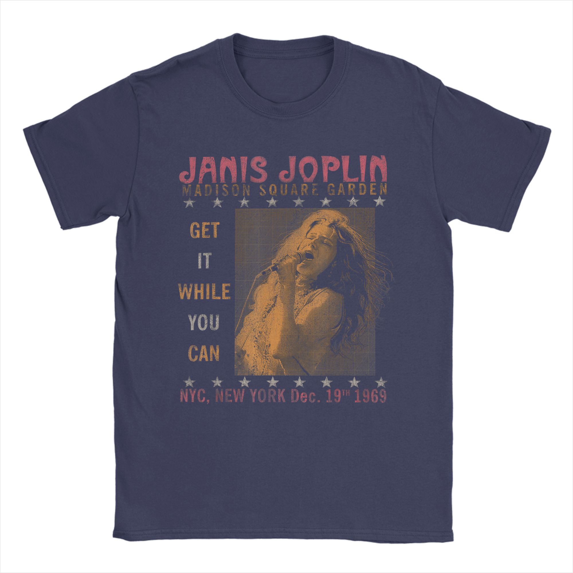 Janis Joplin One Night Only TShirts Men Vintage Pure Cotton Tee Shirt Crew Neck Short Sleeve T Shirt Birthday Gift Clothes 4XL
Janis Joplin One Night Only TShirts Men Vintage Pure Cotton Tee Shirt Crew Neck Short Sleeve T Shirt Birthday Gift Clothes 4XL