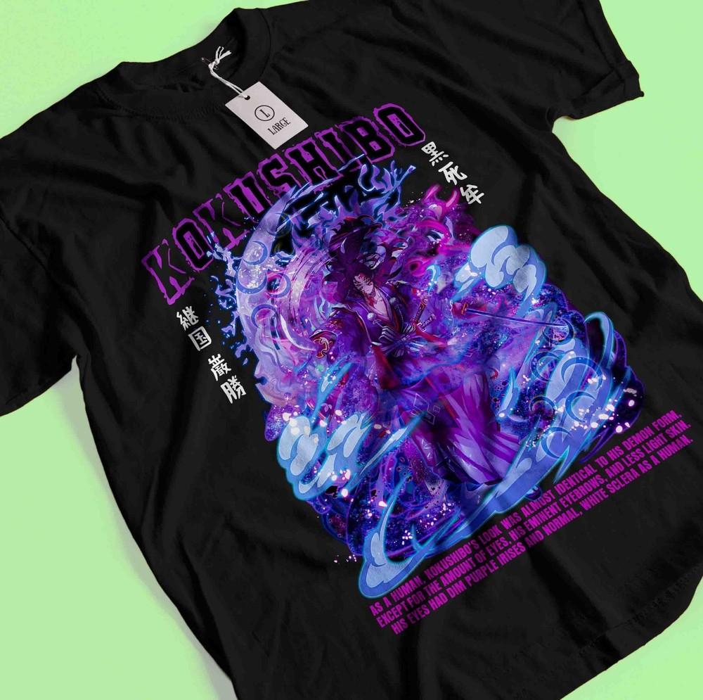 Demon Slayer Shirt Kokushibo Upper Moon 1 Tshirt Zenitsu T-Shirt Muzan Tanjiro L
Demon Slayer Shirt Kokushibo Upper Moon 1 Tshirt Zenitsu T-Shirt Muzan Tanjiro L