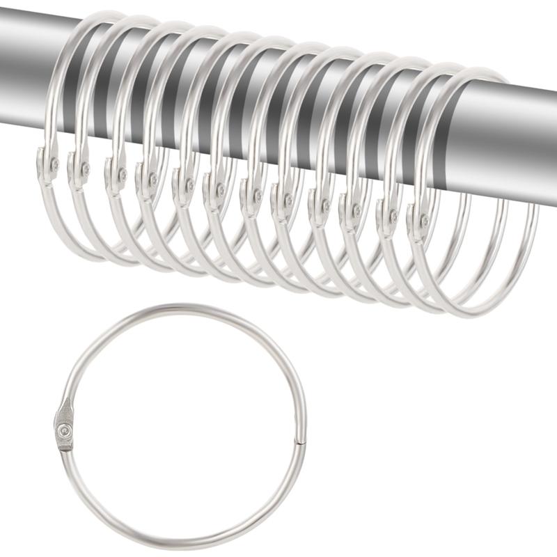 12 шт. колец для душевой занавески, железные крючки для душевой занавески, О-образные кольца, крючок, легко скользящий по душевой штанге в ванной комнате
12 шт. колец для душевой занавески, железные крючки для душевой занавески, О-образные кольца, крючок, легко скользящий по душевой штанге в ванной комнате