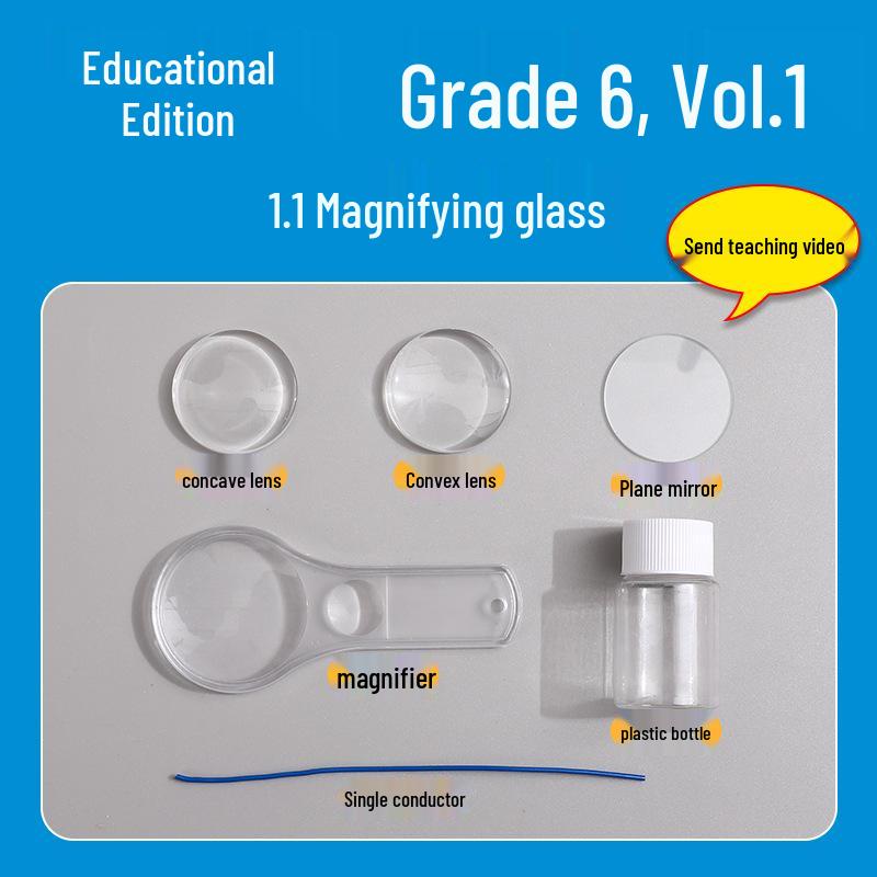 Набор по науке для 6 класса: Семестр 1 - Материалы для практических экспериментов с учебником и лупой для учеников начальной школы
Набор по науке для 6 класса: Семестр 1 - Материалы для практических экспериментов с учебником и лупой для учеников начальной школы