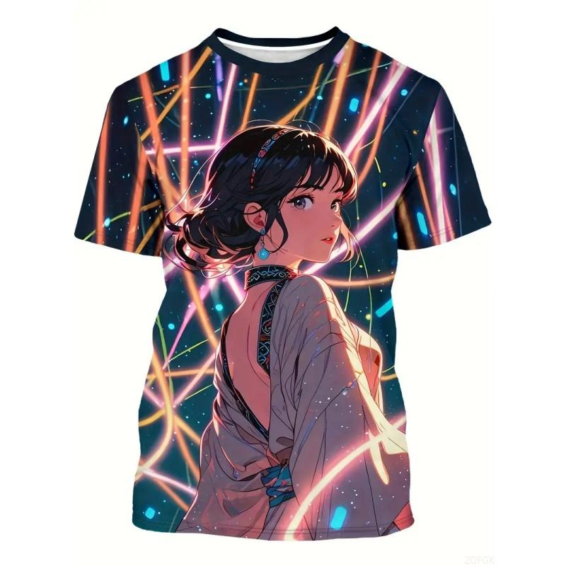 3D Print Mysterious Girl T Shirt For Men Fun Colorful Cartoon Pattern T-Shirts Summer Street S
3D Print Mysterious Girl T Shirt For Men Fun Colorful Cartoon Pattern T-Shirts Summer Street S