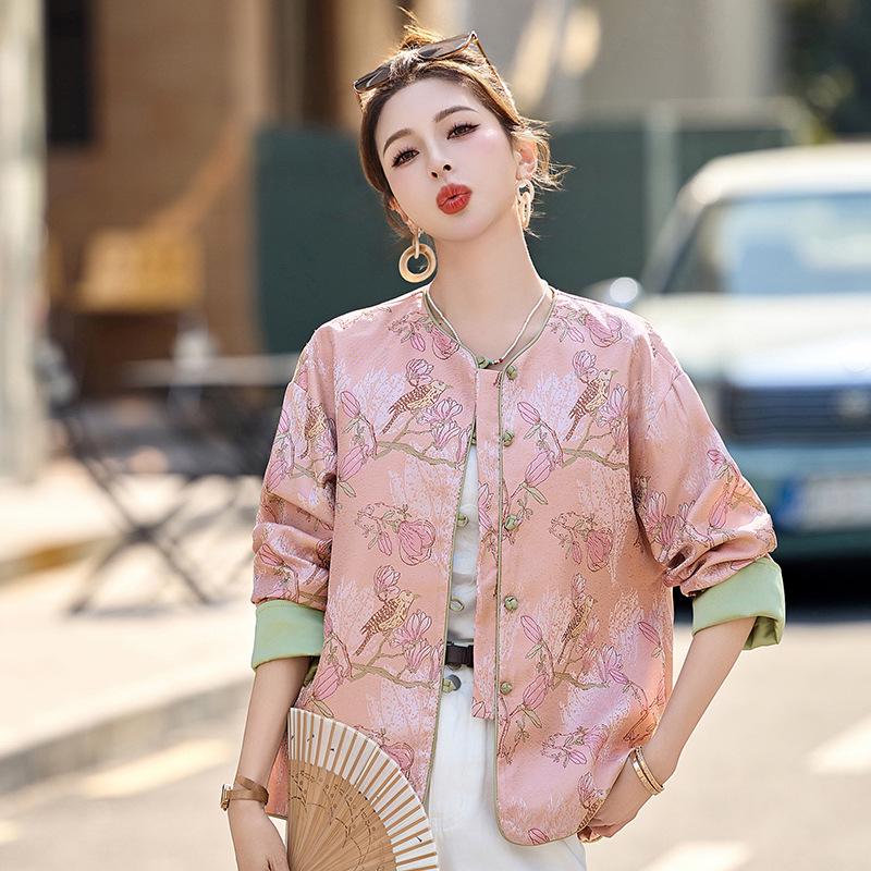 Women s Embroidered Chinese Style Coat - RX9205: Elegant Spring/Autumn Fashion 2025 L (suitable for 120-130 jin)
Women s Embroidered Chinese Style Coat - RX9205: Elegant Spring/Autumn Fashion 2025 L (suitable for 120-130 jin)