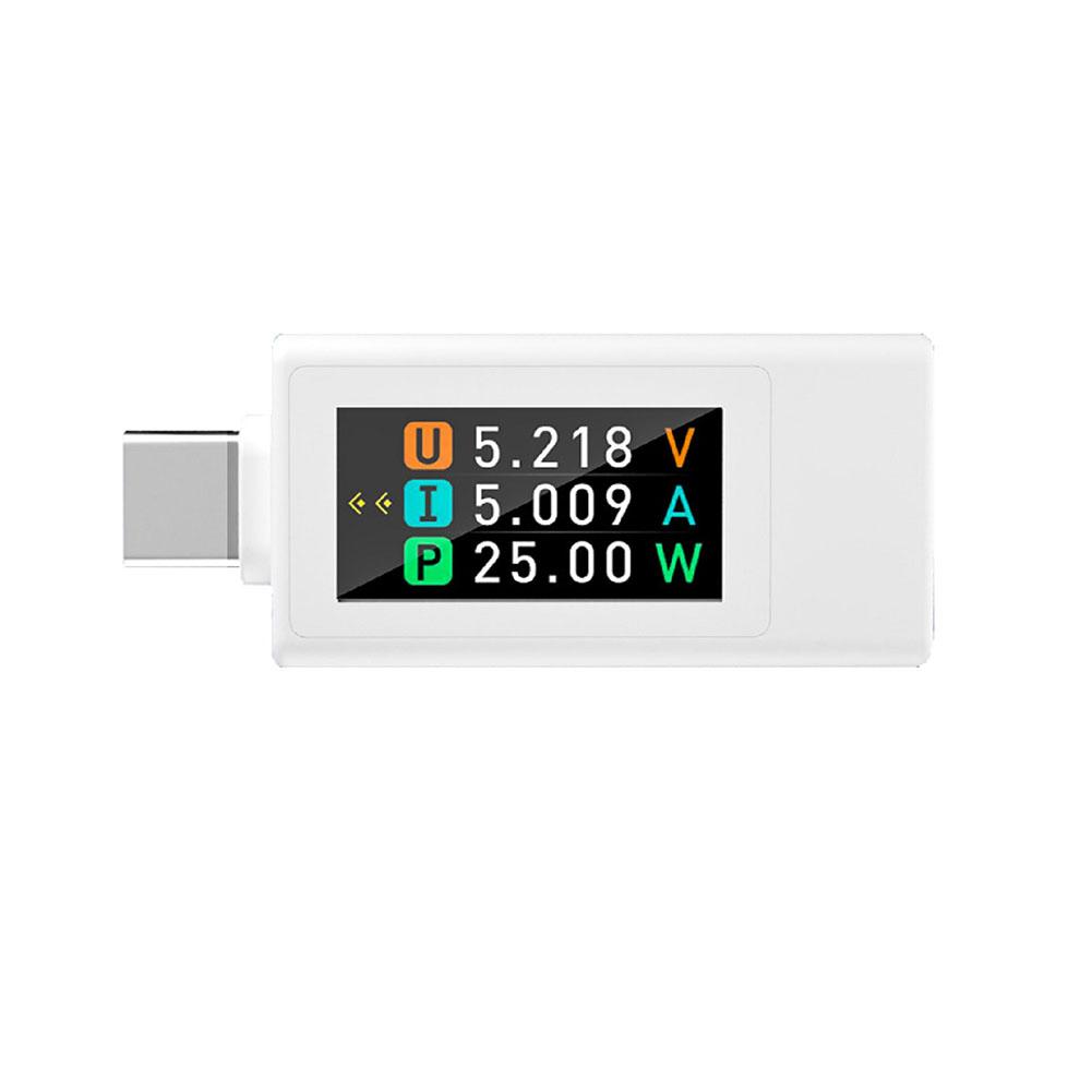 Accurate USB C Tester KWS1902L with 0 96 TFT Display Supports Voltage 4 30V Current 0 12A for Portable Testing білий
Accurate USB C Tester KWS1902L with 0 96 TFT Display Supports Voltage 4 30V Current 0 12A for Portable Testing білий