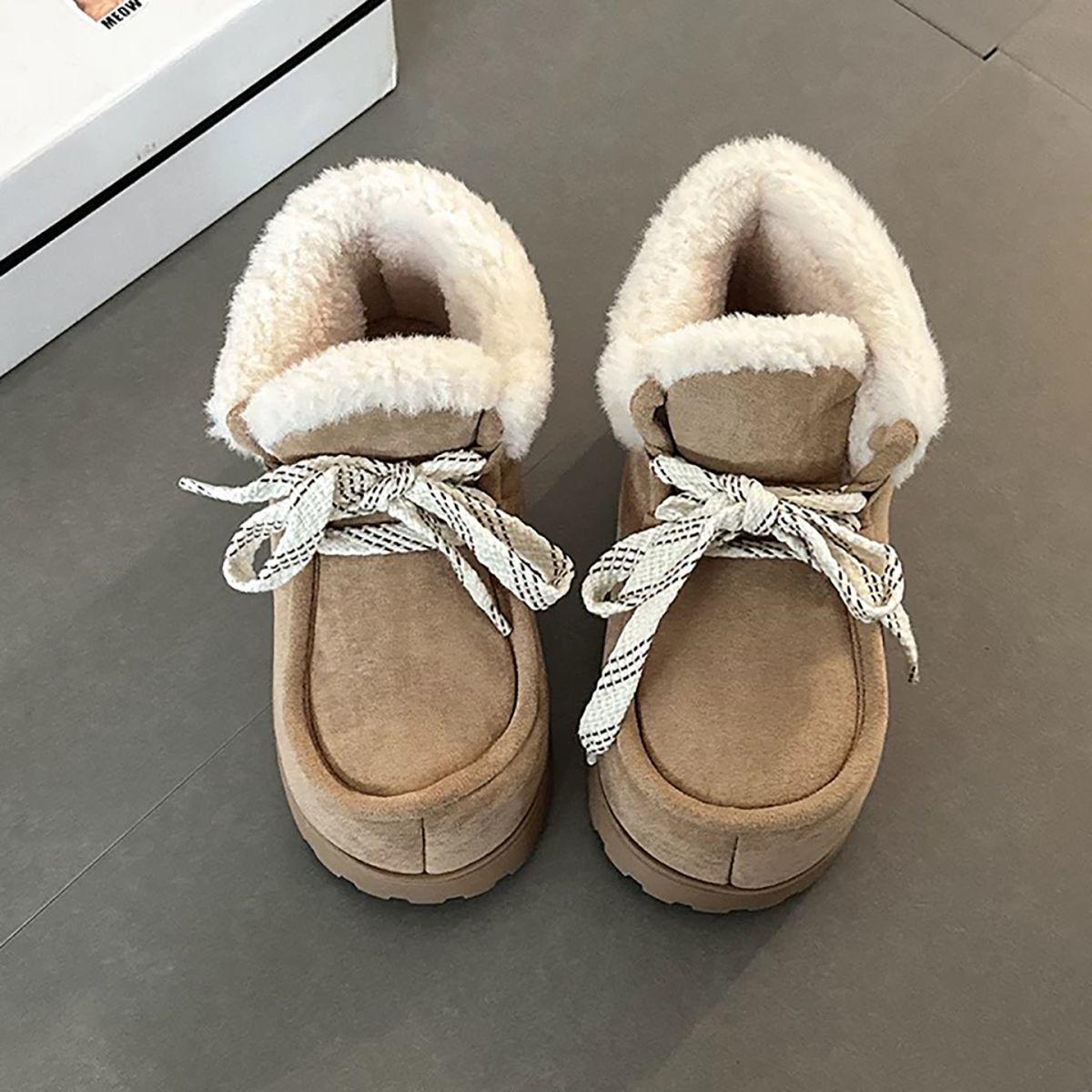 Women s Fur Mouth Large Size Thick Sole Soft Sole Winter Warm Fur One Snow Boots Padded Lined Ankle Boots Non-Slip Hiking Sports Cotton Boots 36 верблюд
Women s Fur Mouth Large Size Thick Sole Soft Sole Winter Warm Fur One Snow Boots Padded Lined Ankle Boots Non-Slip Hiking Sports Cotton Boots 36 верблюд