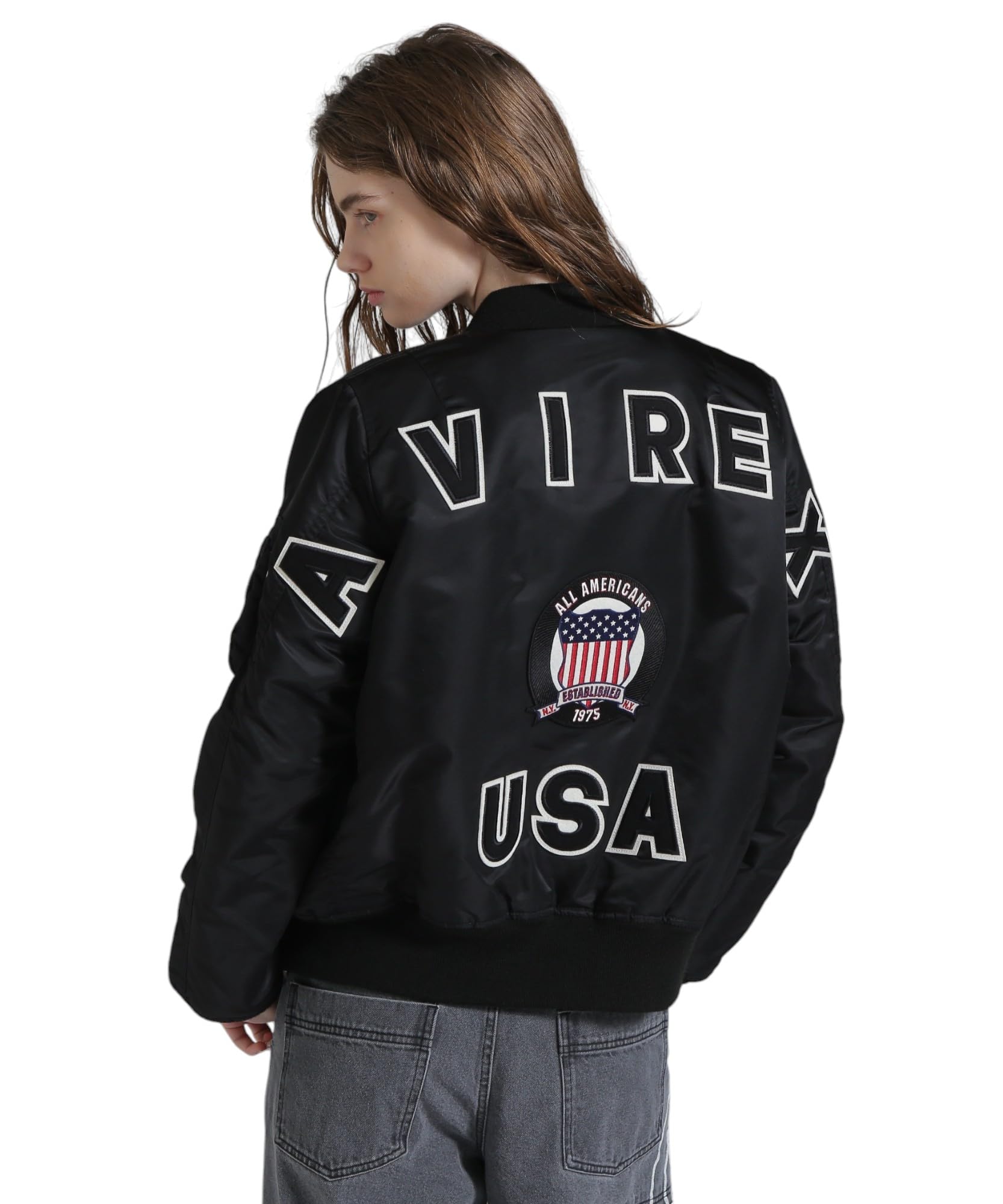 AVIREX 50th Anniversary MA-1 SIGNATURE BIG LOGO MA-1 Signature Big Logo Women s M 010 black 783-5952601
AVIREX 50th Anniversary MA-1 SIGNATURE BIG LOGO MA-1 Signature Big Logo Women s M 010 black 783-5952601