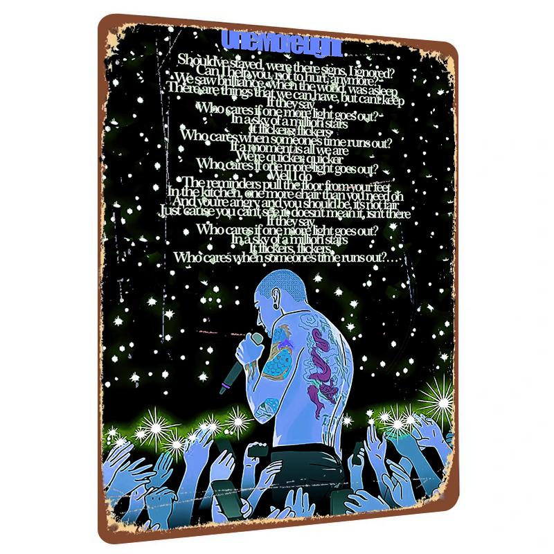 Custom Music Theme Metal Iron Painting Concert Starry Sky Lyric Decorative Wall Art for Home 20x30cm(7.8x11.8inch)
Custom Music Theme Metal Iron Painting Concert Starry Sky Lyric Decorative Wall Art for Home 20x30cm(7.8x11.8inch)