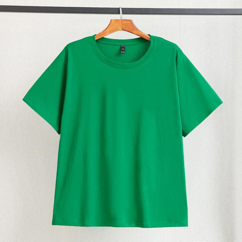 Plus Size Pure Cotton Slimming Short Sleeve T-shirt for Women - Summer Fashion, 300 Jin Regular Shoulder Top, 66903T 3XL (120-165 jin)
Plus Size Pure Cotton Slimming Short Sleeve T-shirt for Women - Summer Fashion, 300 Jin Regular Shoulder Top, 66903T 3XL (120-165 jin)
