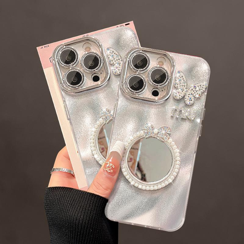 Flash Diamond Butterfly Pearl Round Mirror Suitable for Apple 16 Mobile Phone Case 15 Bracelet 14 High-end Feeling 13 All Inclusive 11 Women iPhone 15
Flash Diamond Butterfly Pearl Round Mirror Suitable for Apple 16 Mobile Phone Case 15 Bracelet 14 High-end Feeling 13 All Inclusive 11 Women iPhone 15