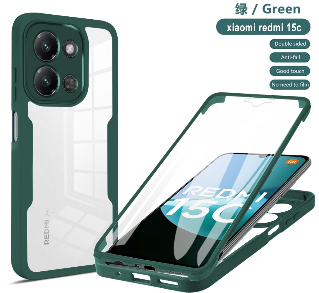 For Xiaomi Redmi 15C 4G 171mm Case 360 Double Sided Full Protection Cases For Redmi15C Redmy 15C 15 C 4G Screen Protector Cover Redmi 15C 4G (171mm) зелений
For Xiaomi Redmi 15C 4G 171mm Case 360 Double Sided Full Protection Cases For Redmi15C Redmy 15C 15 C 4G Screen Protector Cover Redmi 15C 4G (171mm) зелений