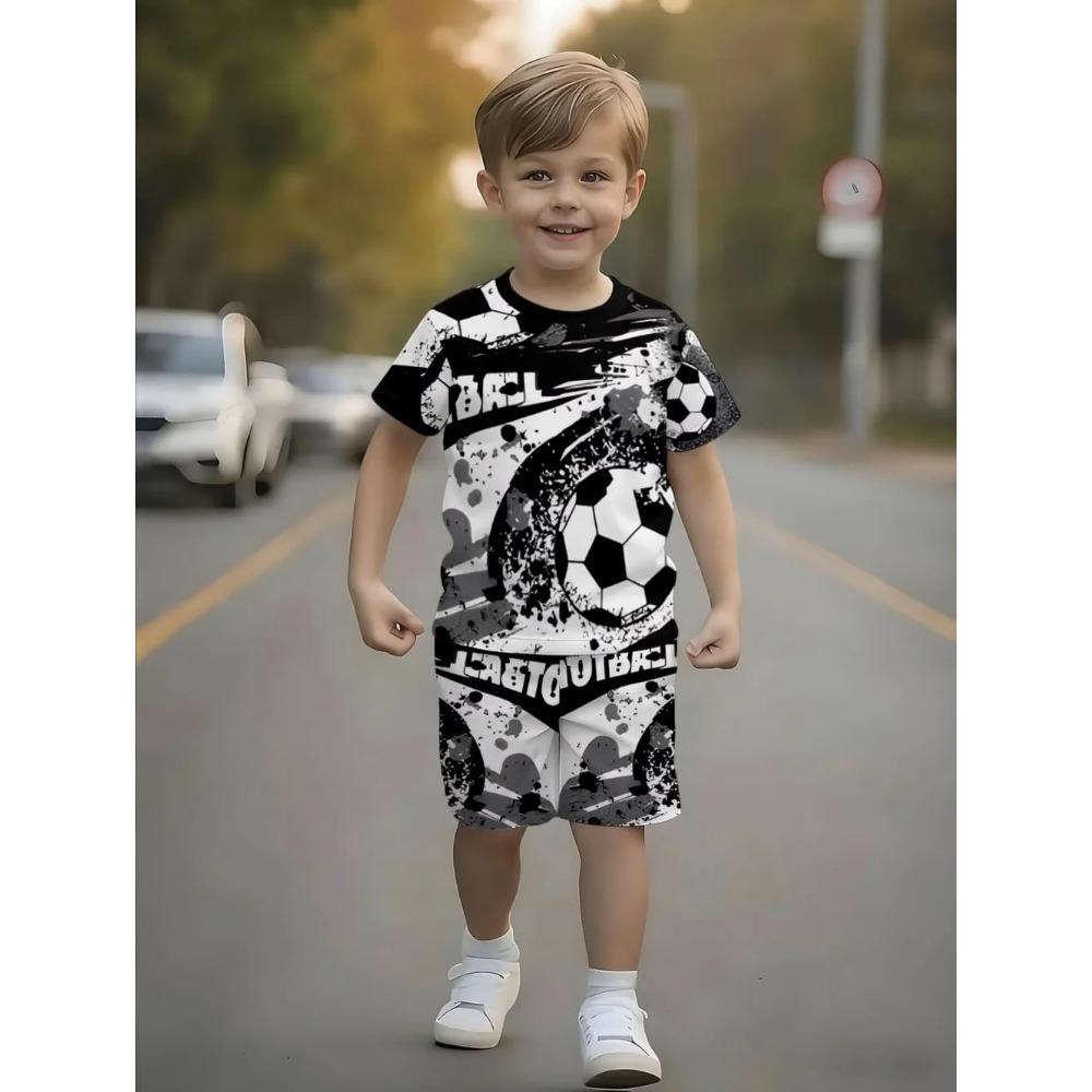 Summer Cartoon Creative Fun Pattern Children s Summer Fashion Comfortable Soft Breathable Short Sleeved Two-piece Set 170
Summer Cartoon Creative Fun Pattern Children s Summer Fashion Comfortable Soft Breathable Short Sleeved Two-piece Set 170