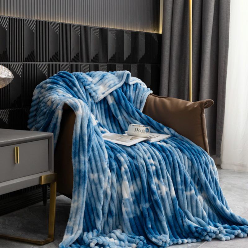 Великий плюшевий плед з штучного кролячого хутра тай-дай 100x150cm
Великий плюшевий плед з штучного кролячого хутра тай-дай 100x150cm