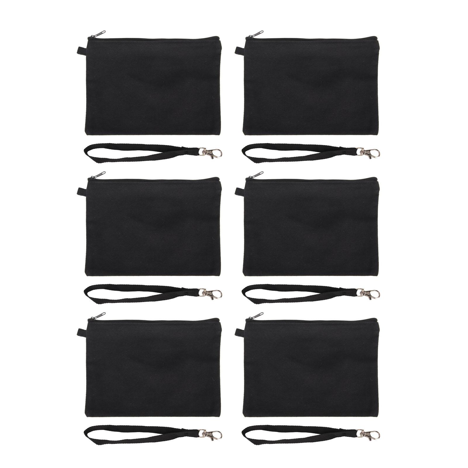 10PCS Cosmetic Bag with Black Lanyard Portable Multipurpose Blank Craft Bag for Travel Makeup Bag
10PCS Cosmetic Bag with Black Lanyard Portable Multipurpose Blank Craft Bag for Travel Makeup Bag