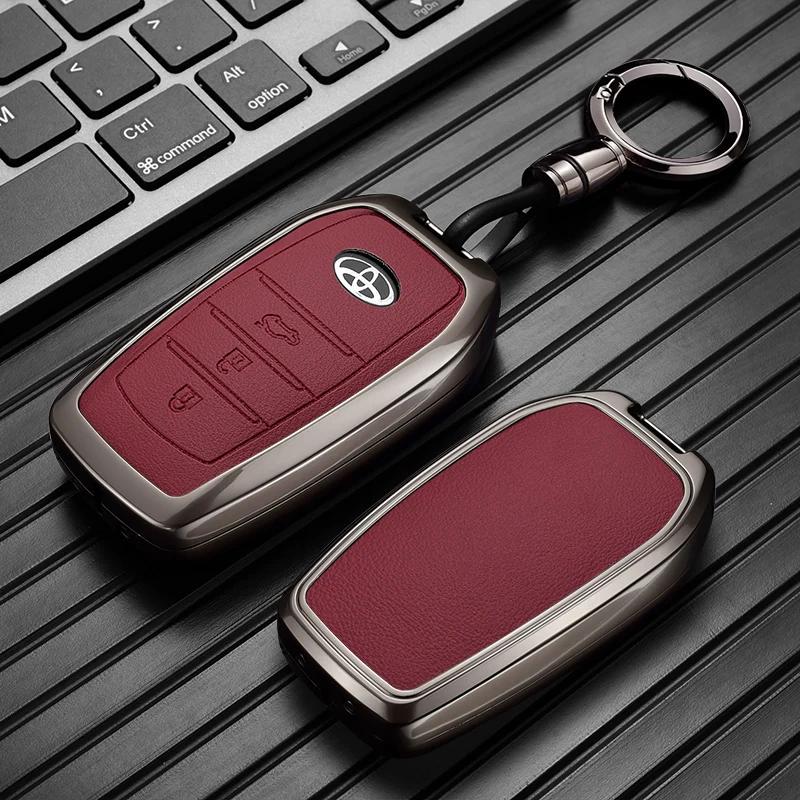 Leather Car Key Cover Case Shell for Toyota Hilux Fortuner Land Cruiser Camry Coralla Crown RAV4 Highland Keychain Accessories
Leather Car Key Cover Case Shell for Toyota Hilux Fortuner Land Cruiser Camry Coralla Crown RAV4 Highland Keychain Accessories