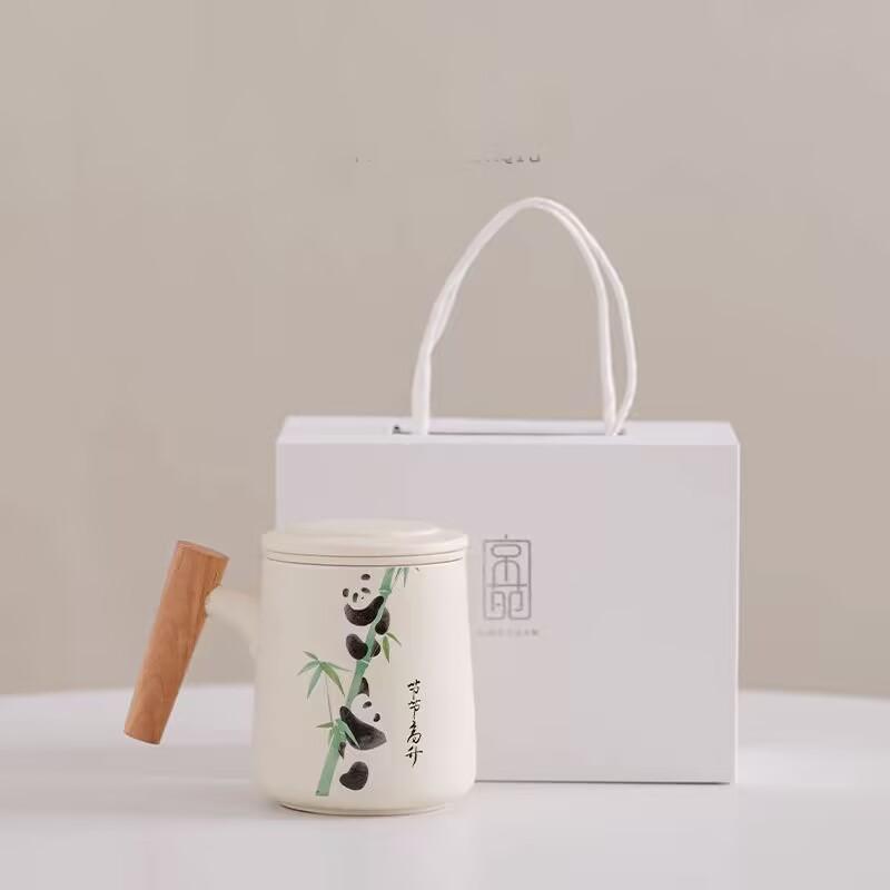 Panda Tea Separation Tea Cup Ceramic Water Cup With Lid Chinese Creative Ceramic Cup With Gift Box 400ml
Panda Tea Separation Tea Cup Ceramic Water Cup With Lid Chinese Creative Ceramic Cup With Gift Box 400ml