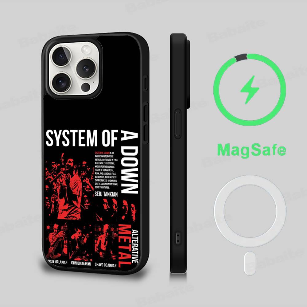 Classic Band S-System O-Of A D-Down For Magsafe Magnetic Phone Case Wireless PC+TPU For IPhone 11 12 13 14 15 16 17 iPhone 17pro max
Classic Band S-System O-Of A D-Down For Magsafe Magnetic Phone Case Wireless PC+TPU For IPhone 11 12 13 14 15 16 17 iPhone 17pro max
