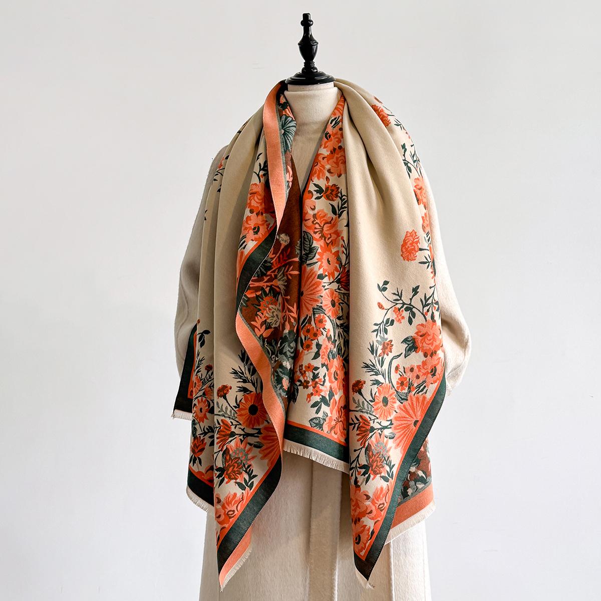 Women S Winter Luxury Thick Warm Pashmina Wrap Imitation Cashmere Scarf With Flower Jacquard Design For Casual Wear
Women S Winter Luxury Thick Warm Pashmina Wrap Imitation Cashmere Scarf With Flower Jacquard Design For Casual Wear