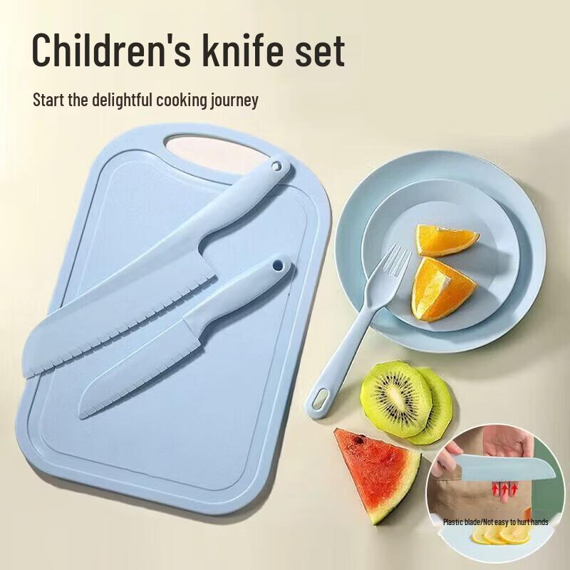 DASKSHA Kids Safe Plastic Knife & Cutting Board Set
DASKSHA Kids Safe Plastic Knife & Cutting Board Set