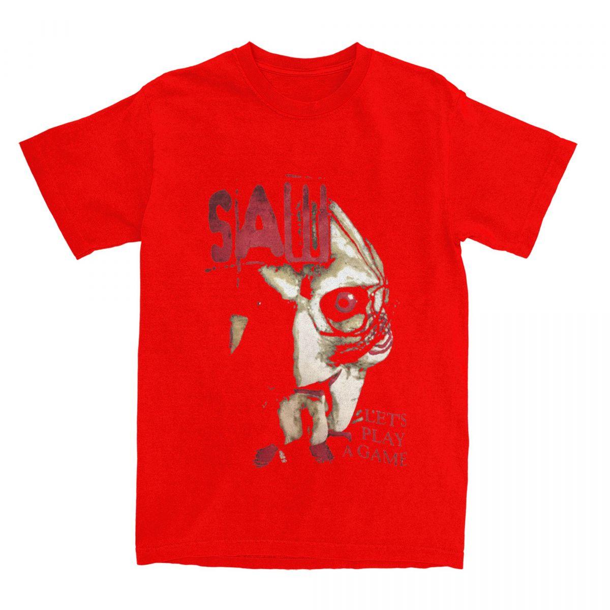 Unisex Women Saw X Horror Movie Lets Play A Game TShirts Accessories Humor Cotton T Shirts Tee Clothing Classic S
Unisex Women Saw X Horror Movie Lets Play A Game TShirts Accessories Humor Cotton T Shirts Tee Clothing Classic S