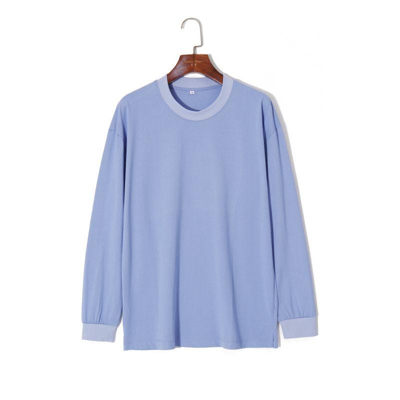 2025 Женская весенняя одежда K-стиль Минималистичный Однотонный пуловер с круглым вырезом Длинные рукава Свободный Облегающий и Универсальный Клетчатый Молодежный футболка Blue S
2025 Женская весенняя одежда K-стиль Минималистичный Однотонный пуловер с круглым вырезом Длинные рукава Свободный Облегающий и Универсальный Клетчатый Молодежный футболка Blue S