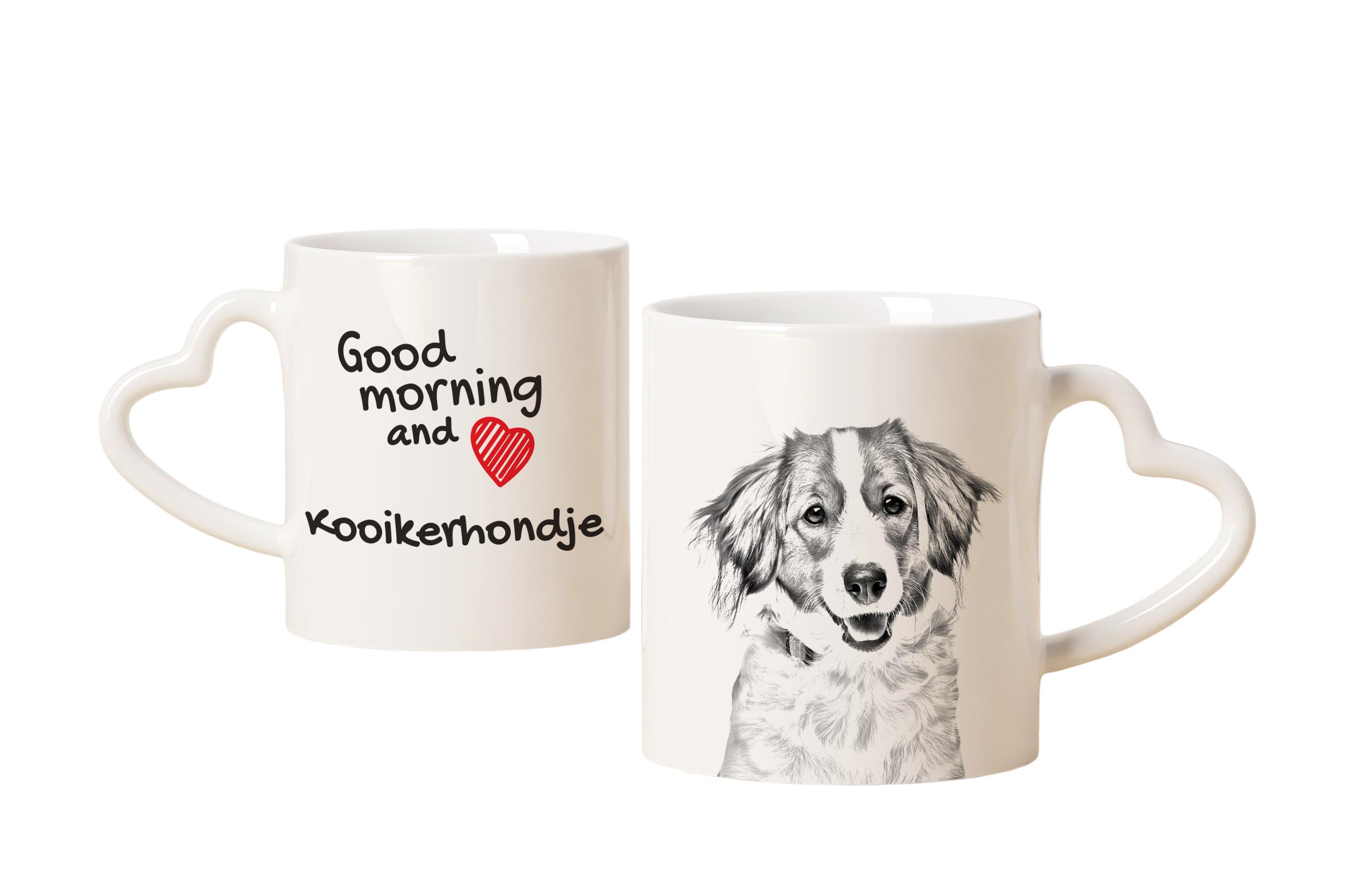Kooikerhondje - cup with a dog, adorable cup with a heart-shaped handle, universal gift from the Art-Dog brand білий
Kooikerhondje - cup with a dog, adorable cup with a heart-shaped handle, universal gift from the Art-Dog brand білий