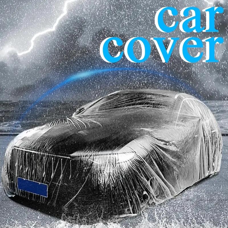 Clear Car Covers Waterproof Transparent Car Clothing Dustproof Full Exterior Covers Smooth Indoor & Outdoor Car Guard Thicken
Clear Car Covers Waterproof Transparent Car Clothing Dustproof Full Exterior Covers Smooth Indoor & Outdoor Car Guard Thicken