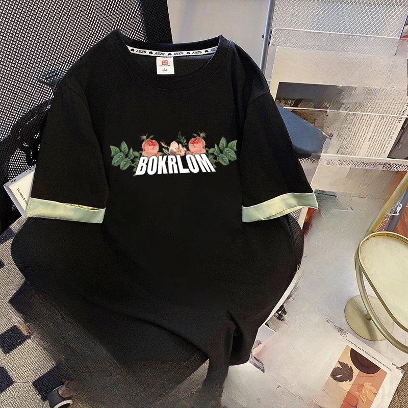 Стильная, нишевая футболка с принтом с коротким рукавом для мужчин и женщин, свободный и универсальный летний топ 3XL чёрный
Стильная, нишевая футболка с принтом с коротким рукавом для мужчин и женщин, свободный и универсальный летний топ 3XL чёрный