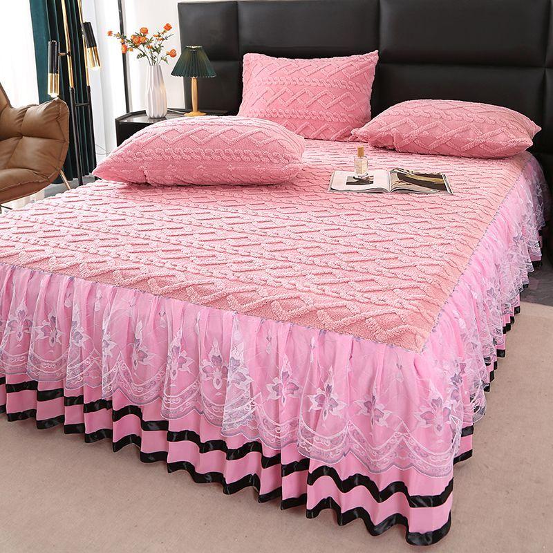 Tafu Бархатный Молочный Бархат Юбка для Кровати Цельная Зимняя С добавлением Бархата Коралловый Бархат Простыня Покрывало Фланель Все Включено Нескользящее Покрывало для Кровати 150*200cm-Bed Skirt
Tafu Бархатный Молочный Бархат Юбка для Кровати Цельная Зимняя С добавлением Бархата Коралловый Бархат Простыня Покрывало Фланель Все Включено Нескользящее Покрывало для Кровати 150*200cm-Bed Skirt