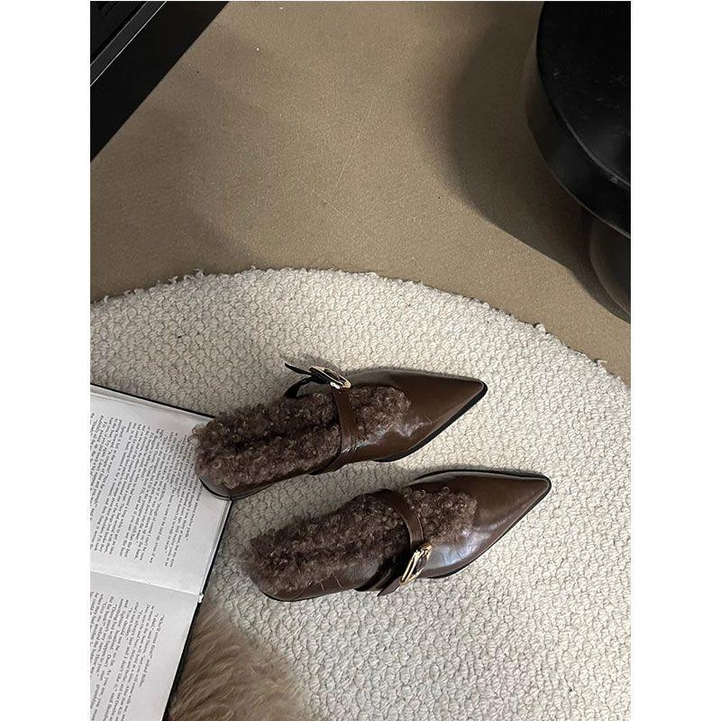 Fleece 2025 autumn and winter new hair super one-word button pointed flat-soled cotton shoes hair shoes flat-heeled single shoes women s shoes 39 светло-коричневого
Fleece 2025 autumn and winter new hair super one-word button pointed flat-soled cotton shoes hair shoes flat-heeled single shoes women s shoes 39 светло-коричневого