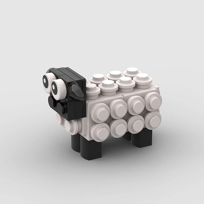 LEGO-Compatible Little Sheep MOC DIY Model Puzzle Assembly Toy for Kids 4.6×3.2×3.5 cm
LEGO-Compatible Little Sheep MOC DIY Model Puzzle Assembly Toy for Kids 4.6×3.2×3.5 cm