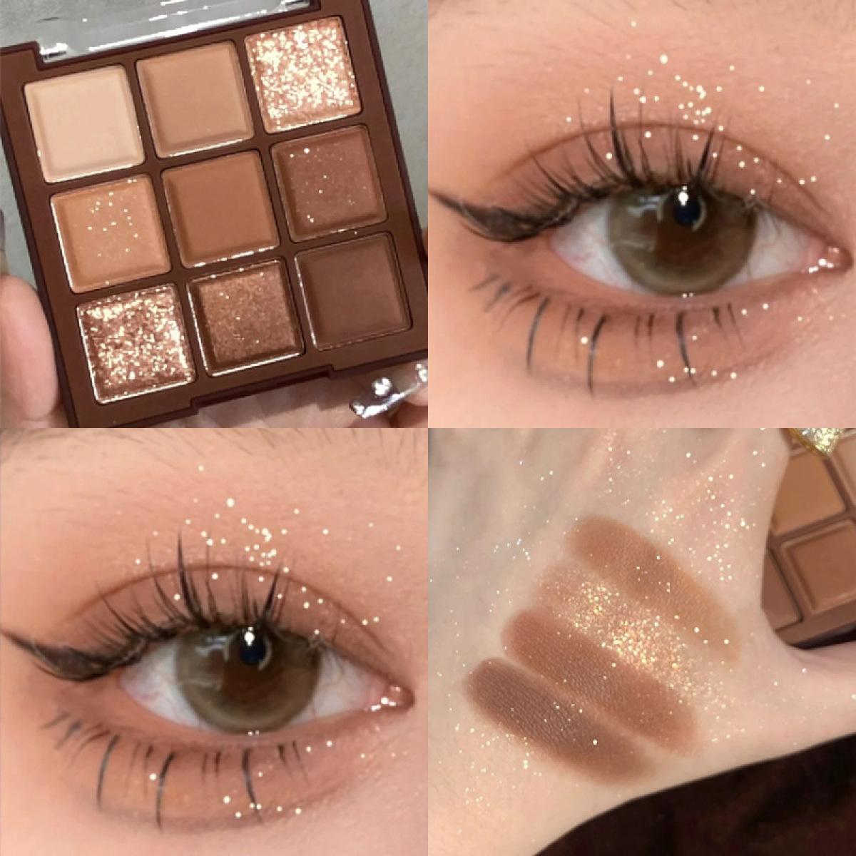Палитра теней для век Chocolate Eyeshadow Palette Nine-Color Eyeshadow Earthy Pearlescent Matte Pure Desire Nude Makeup
Палитра теней для век Chocolate Eyeshadow Palette Nine-Color Eyeshadow Earthy Pearlescent Matte Pure Desire Nude Makeup