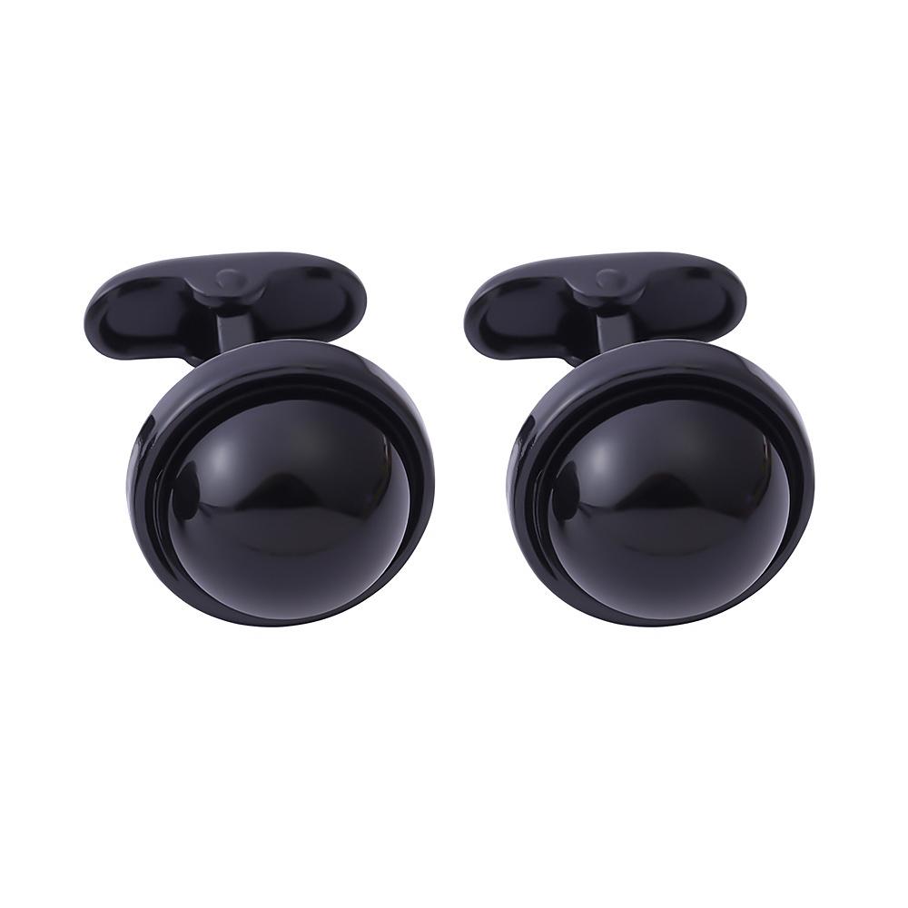 2Pcs/Set Punk Pure Black Round Mens Cufflinks Darkness Hemispherical Design Whale Back Closure Cuff Button
2Pcs/Set Punk Pure Black Round Mens Cufflinks Darkness Hemispherical Design Whale Back Closure Cuff Button