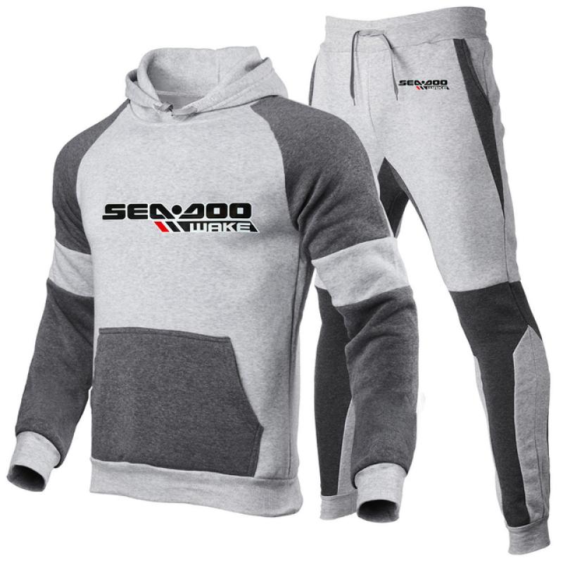Sea Doo Seadoo Moto Printed Осінньо-зимові костюми для чоловіків Толстовка в смужку + штани Повсякденний спортивний костюм Спортивний одяг Спортивний костюм M
Sea Doo Seadoo Moto Printed Осінньо-зимові костюми для чоловіків Толстовка в смужку + штани Повсякденний спортивний костюм Спортивний одяг Спортивний костюм M