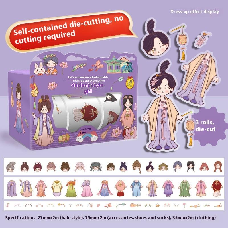 Cute Princess Dress Up Waterproof Sticker Girl Cartoon Washi Tape Set Cute Children S Handbook Character Decoration Sticker
Cute Princess Dress Up Waterproof Sticker Girl Cartoon Washi Tape Set Cute Children S Handbook Character Decoration Sticker