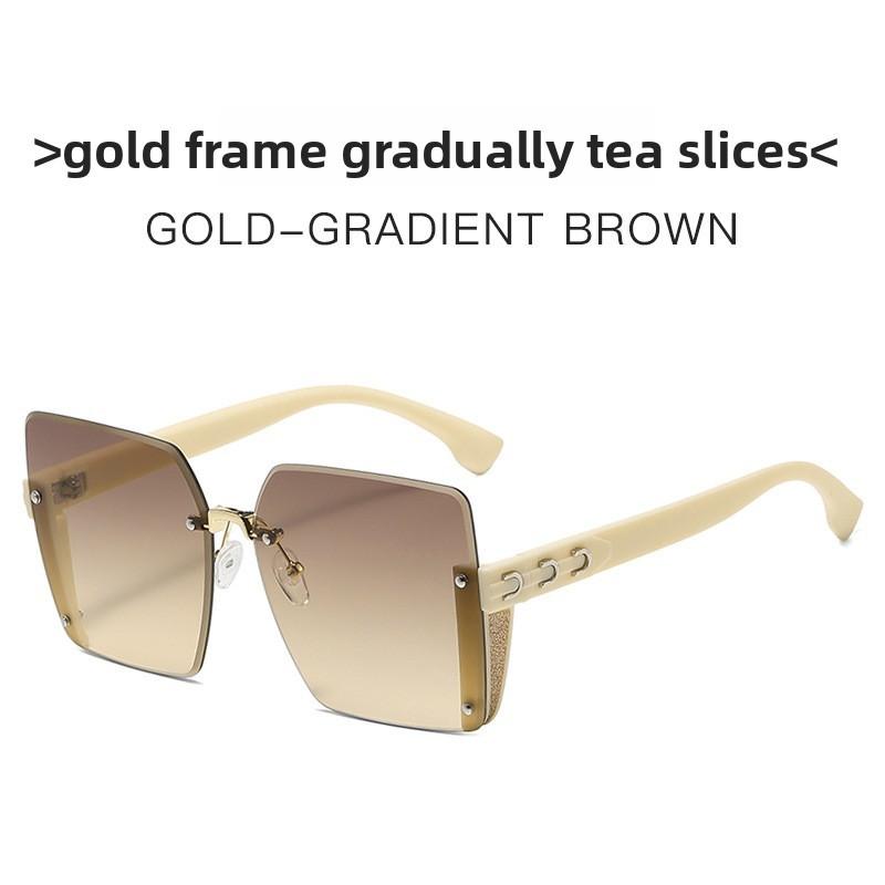 Noframe Square Sunglasses With Uv400 Protection For Fashionable Outdoor Activities BeigeFrameTea
Noframe Square Sunglasses With Uv400 Protection For Fashionable Outdoor Activities BeigeFrameTea