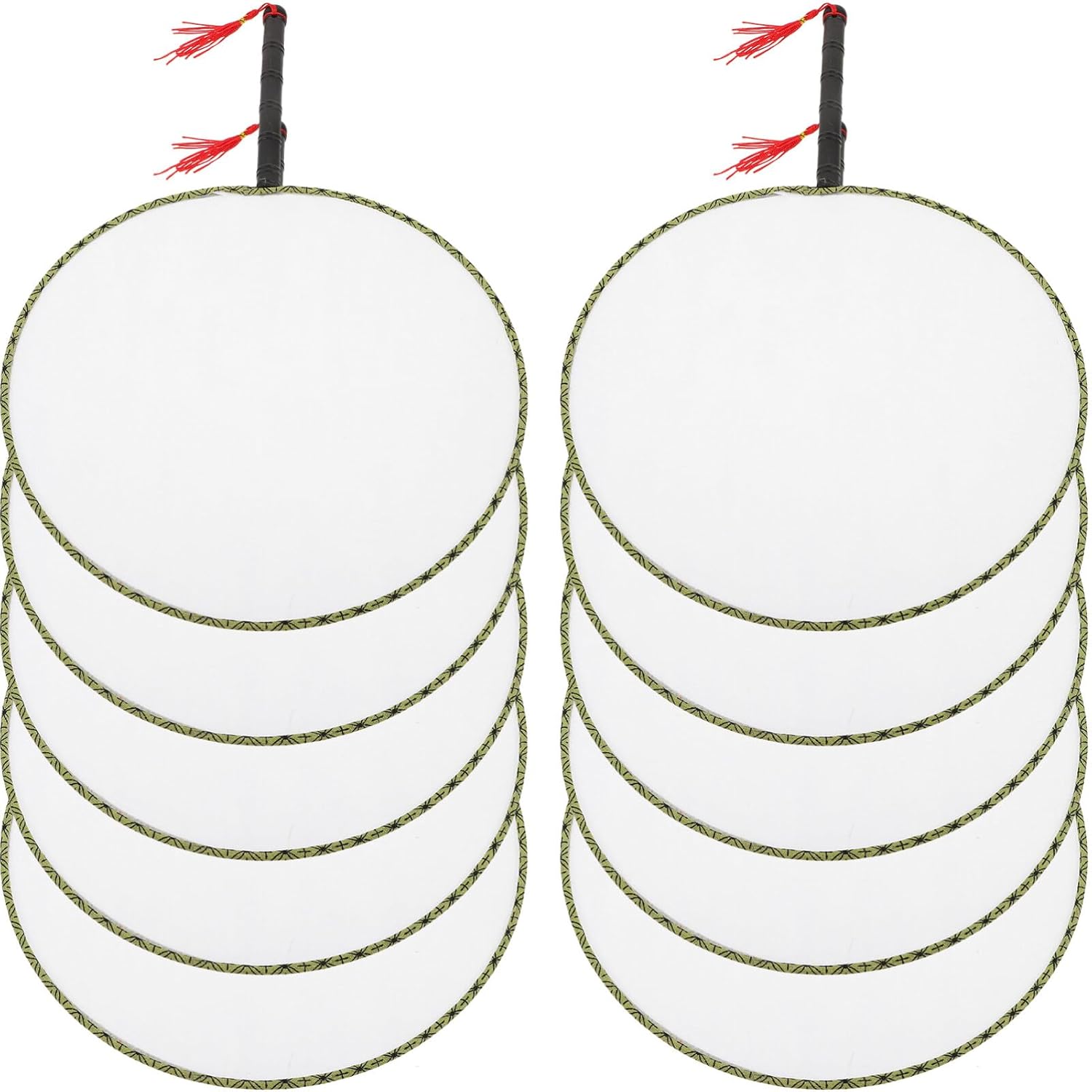 DOITOOL 10Pcs Chinese Round Fan White Hand Fan Blank Fans Ancient Hand Fan Translucent Silk Hand Held Fan Round Blank Silk Fan Painting Fans with
DOITOOL 10Pcs Chinese Round Fan White Hand Fan Blank Fans Ancient Hand Fan Translucent Silk Hand Held Fan Round Blank Silk Fan Painting Fans with