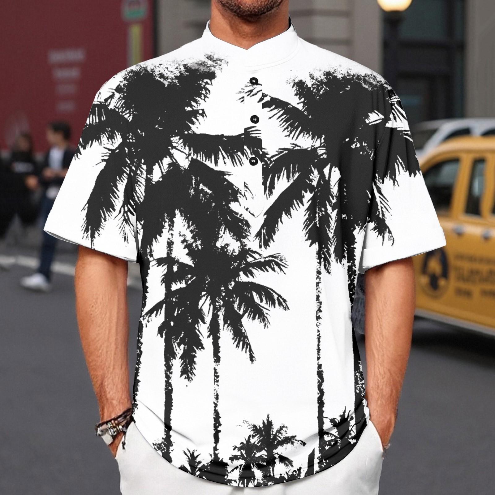 Летний новый мужской повседневный воротник-стойка с коротким рукавом воротник рубашки S
Летний новый мужской повседневный воротник-стойка с коротким рукавом воротник рубашки S