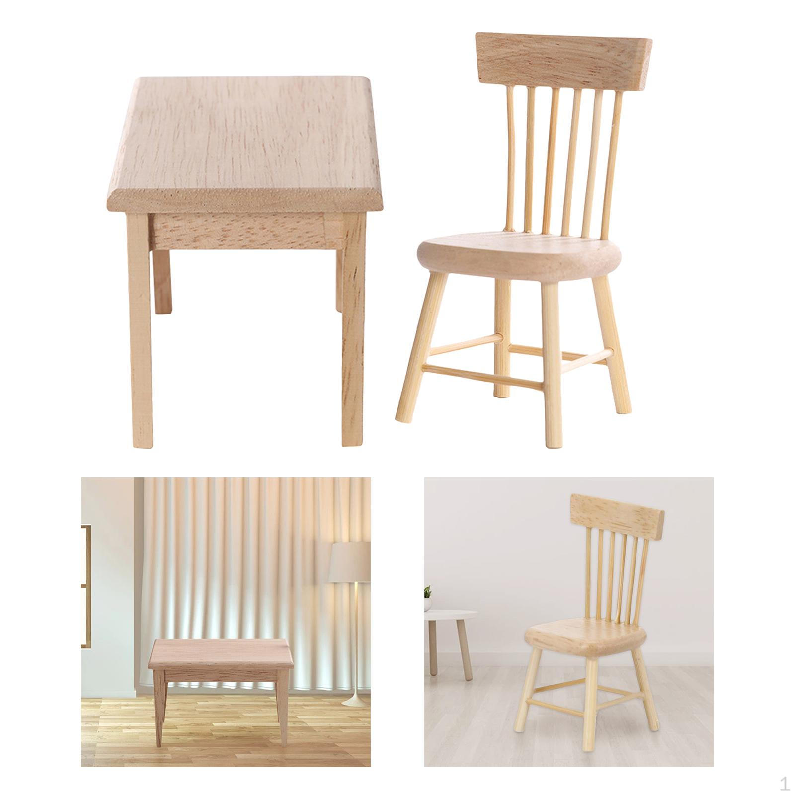 1:12 Кукольная мебель Игрушечный стол +
1:12 Кукольная мебель Игрушечный стол +