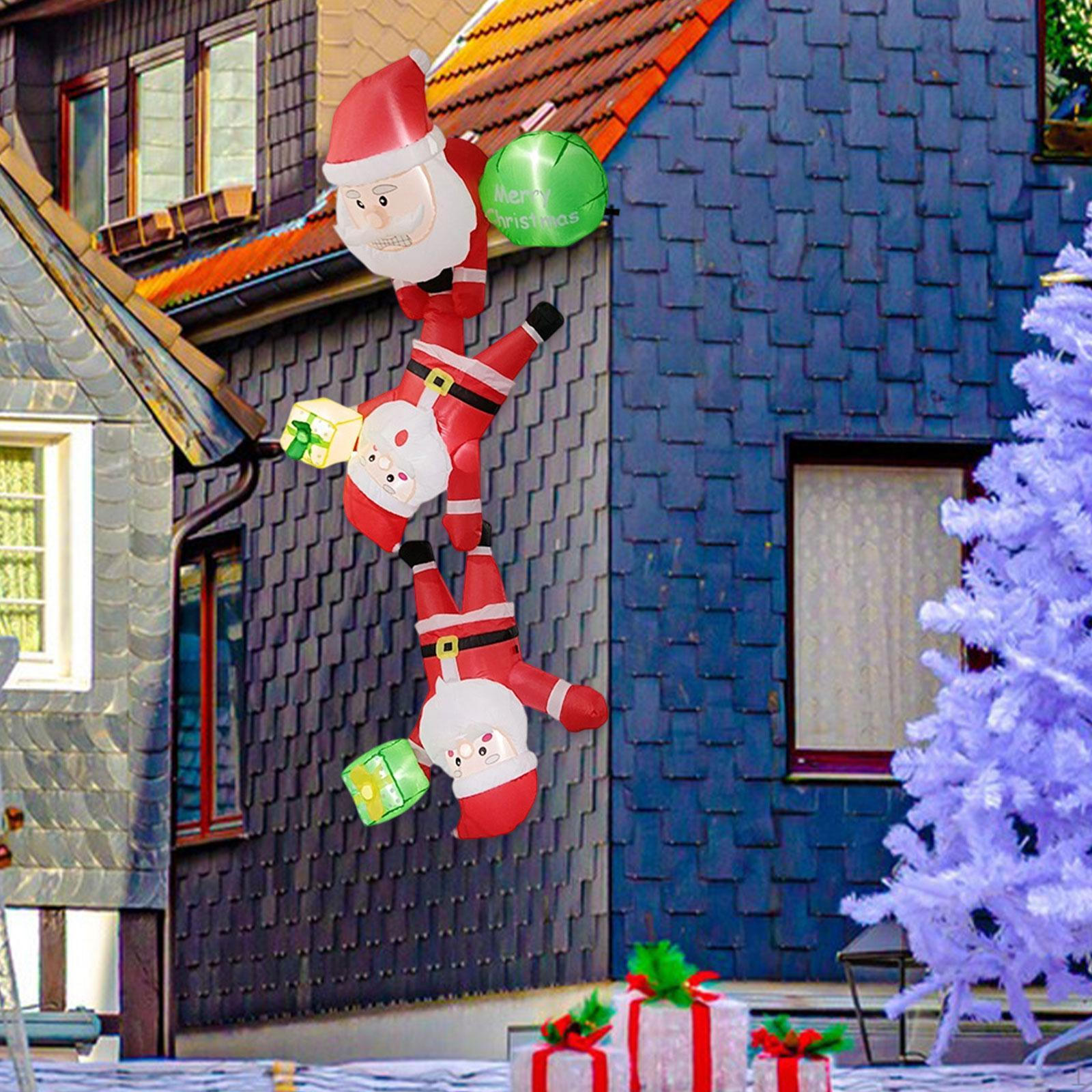 Рождественские надувные фигуры Карабкающийся Санта Клаус Уличные украшения 8 футов Уникальный реквизит для газона
Рождественские надувные фигуры Карабкающийся Санта Клаус Уличные украшения 8 футов Уникальный реквизит для газона