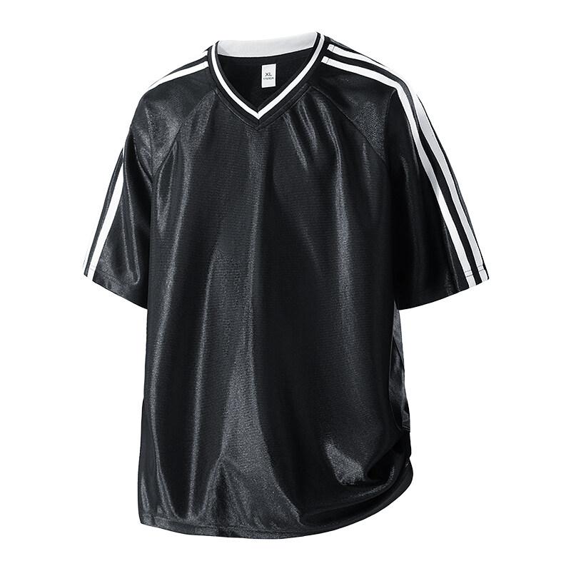 Men s Short Sleeve Sports T-shirt Jersey Summer Running Training V-Neck Man T Shirts Plus Size Quick Dry Fitness Loose Tee Tops 3XL чорний
Men s Short Sleeve Sports T-shirt Jersey Summer Running Training V-Neck Man T Shirts Plus Size Quick Dry Fitness Loose Tee Tops 3XL чорний