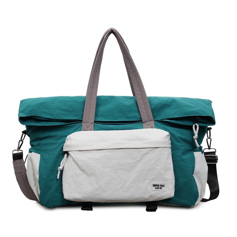 Contrasting color splicing tote bag women s large-capacity travel bag messenger bag commuter outdoor leisure shoulder bag зелений
Contrasting color splicing tote bag women s large-capacity travel bag messenger bag commuter outdoor leisure shoulder bag зелений