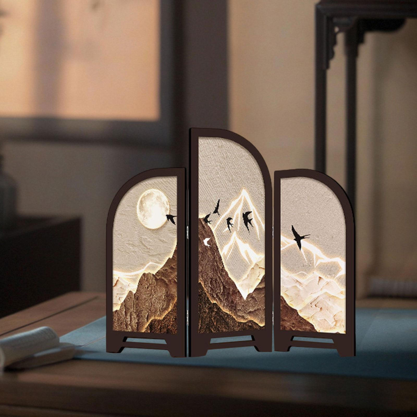 3-панельный декоративный экран для стола, перегородка в китайском стиле с темой фэн-шуй Style A
3-панельный декоративный экран для стола, перегородка в китайском стиле с темой фэн-шуй Style A