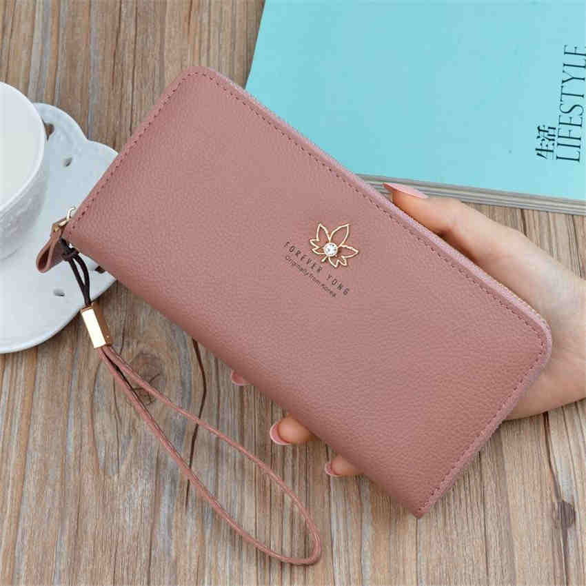 Lychee Leaves Pattern Women Zipper Clutch Bag Long Section Large Capacity Ladies Wallet рожевий
Lychee Leaves Pattern Women Zipper Clutch Bag Long Section Large Capacity Ladies Wallet рожевий