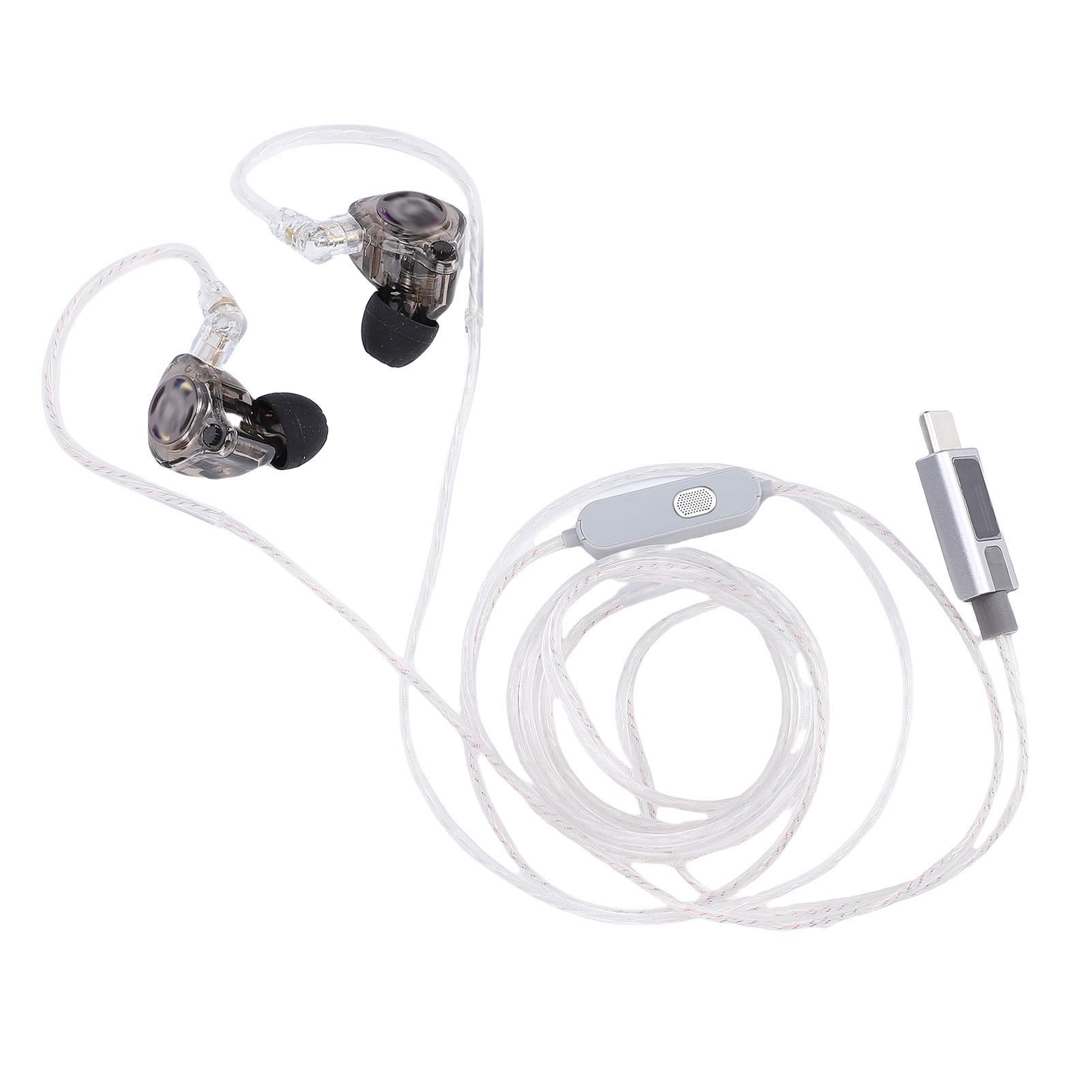 USB C Gaming Earbuds with Detachable 2Pin Cable HiFi Wired Earphones Built in Microphone and Sound Card
USB C Gaming Earbuds with Detachable 2Pin Cable HiFi Wired Earphones Built in Microphone and Sound Card