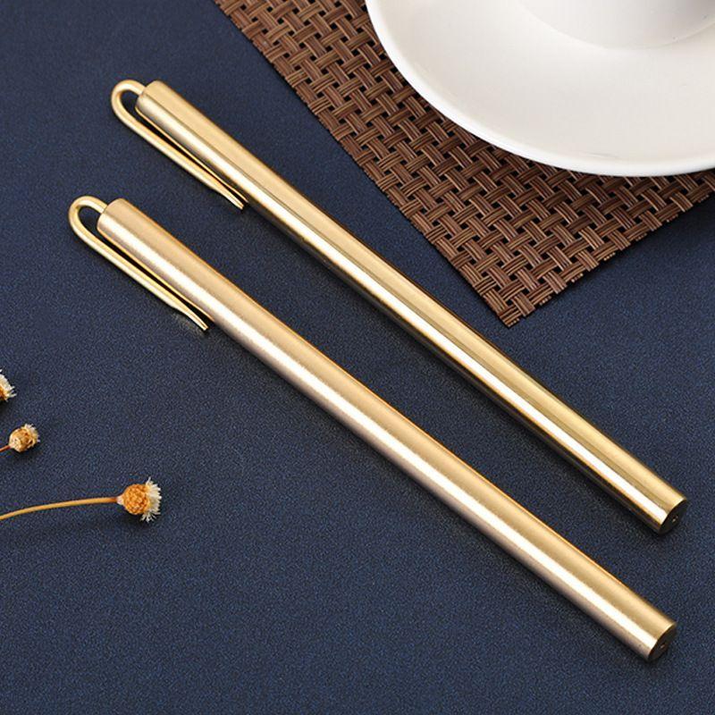 Heavy Brass Ballpoint Pen Original Design Craft Click Ball Pen for Business Gifts Natural Brass Black Refill Retractable Pen жовтий
Heavy Brass Ballpoint Pen Original Design Craft Click Ball Pen for Business Gifts Natural Brass Black Refill Retractable Pen жовтий