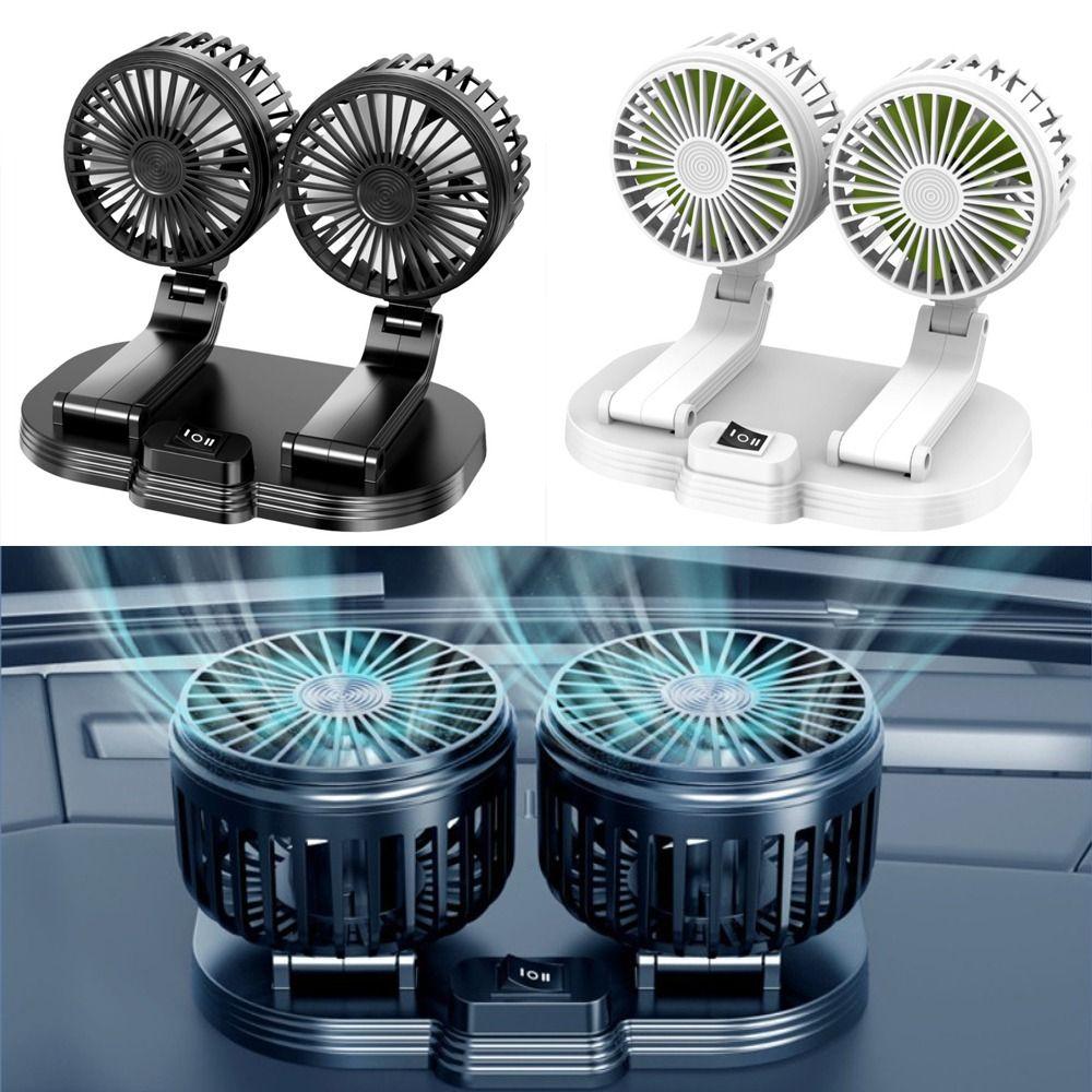 Foldable Portable 12/24V USB Dual Head Car Fan Auto Air Cooling Dual Head Air Circulation Fans
Foldable Portable 12/24V USB Dual Head Car Fan Auto Air Cooling Dual Head Air Circulation Fans