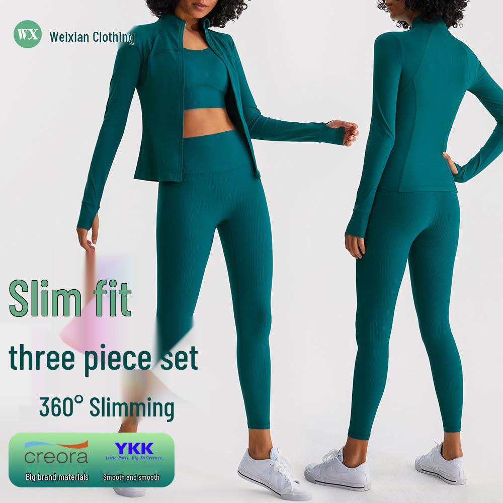Women s Ribbed Yoga Suit: Slimming Long Sleeve Top & Hip Lift Tummy Control Sportswear S чорний
Women s Ribbed Yoga Suit: Slimming Long Sleeve Top & Hip Lift Tummy Control Sportswear S чорний