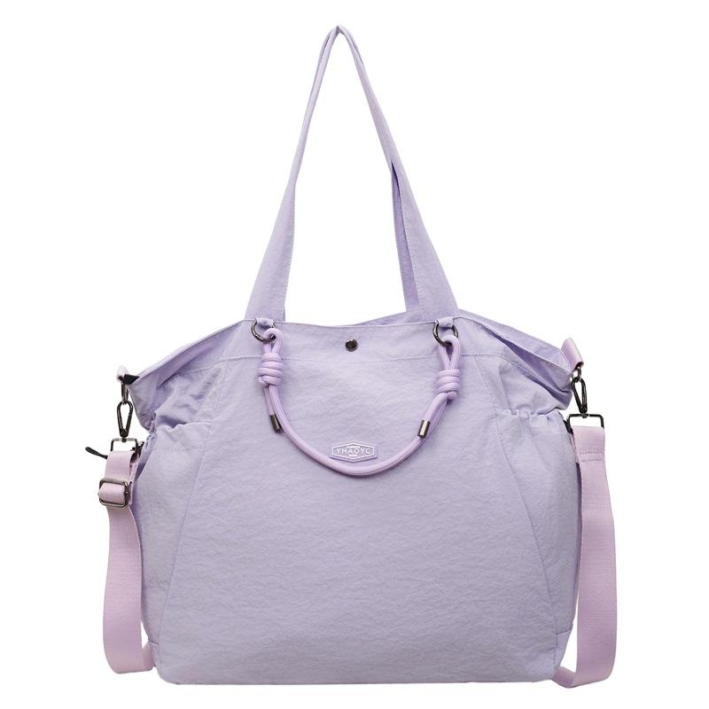 New Short Travel Bag Long Shoulder Strap Minimalist Style Light Casual Student Shopping Fitness Shoulder Bag світло-фіолетового кольору
New Short Travel Bag Long Shoulder Strap Minimalist Style Light Casual Student Shopping Fitness Shoulder Bag світло-фіолетового кольору